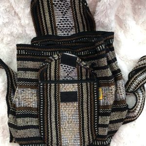 Original hemp backpack from Mexico